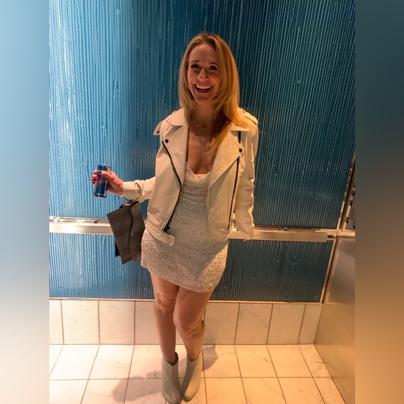 Retrofete Mich Mini Sequin Dress, size M altered to fit a size S - Picture 5 of 9